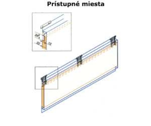Použitie zámkových profilov na prístupných častiach budovy fasádny systém SOFIT PANEL LAMINA PREŠOV