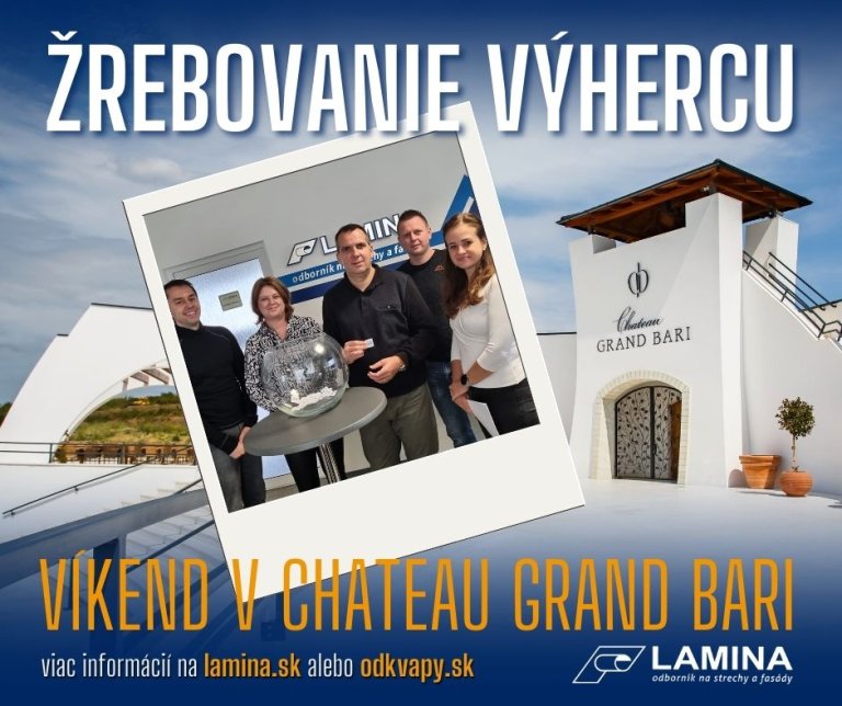 Súťaž Grand Bari žrebovanie výhercu Súťaž o víkendový pobyt v Chateau Grand Bari žrebovanie výhercu v Lamine Prešov