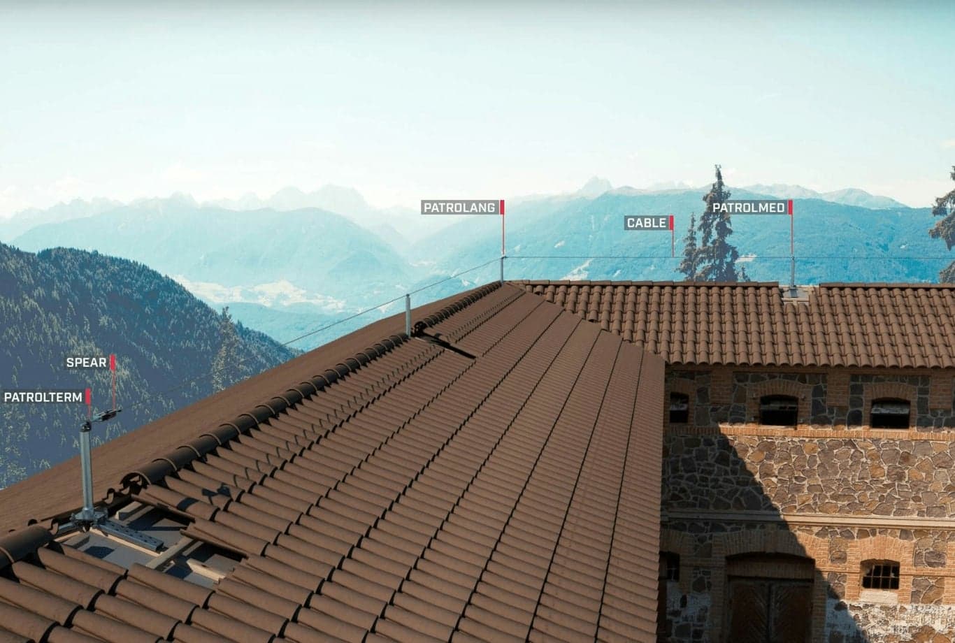 Systémy ochrany proti pádu zo strechy - Rothoblaas -