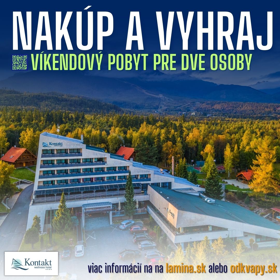 Nakúp a vyhraj víkendový pobyt v Kontakt wellness hotel ****